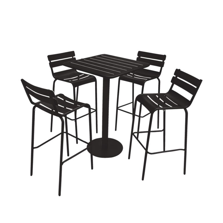 Bar Height Table Rectangle/Footrest Beer Garden Furniture