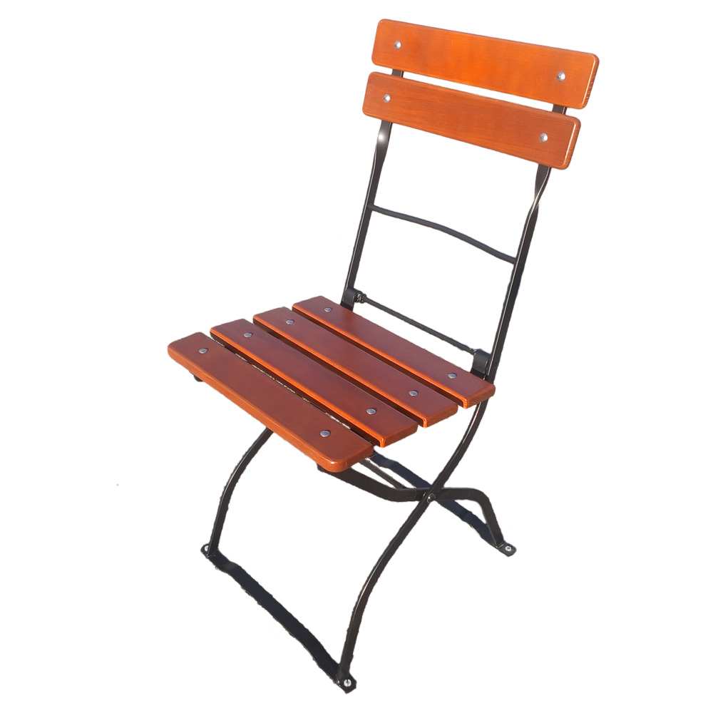 Slatted-Bistro-Beer-Garden-Folding-Chair